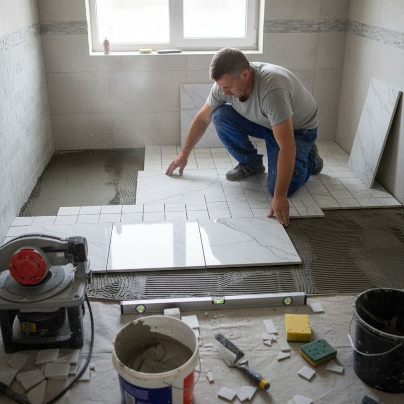 Terrazzo Tile Installation in Olathe, KS